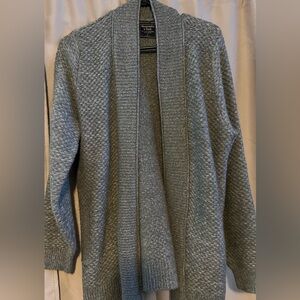 Abercrombie & Fitch Heather Gray Knit Cardigan